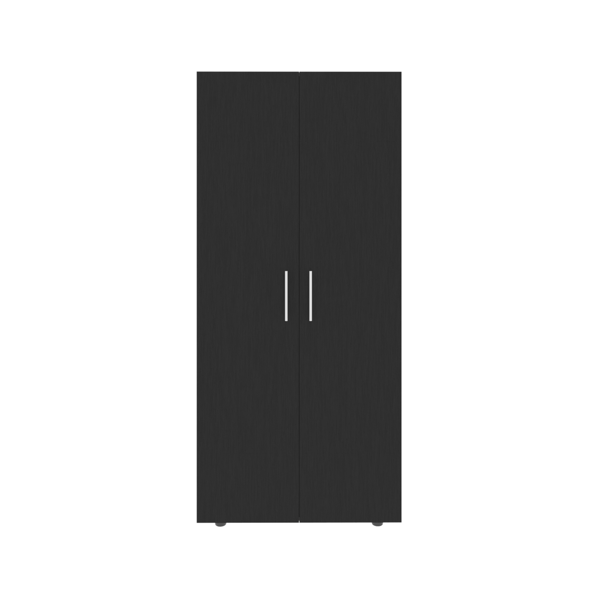 Closet Tera Fresno Europeo y Wengue 80x180cm con Cinco Compartimientos y con dos Puertas Batibles - CLOSETS | Bylmo