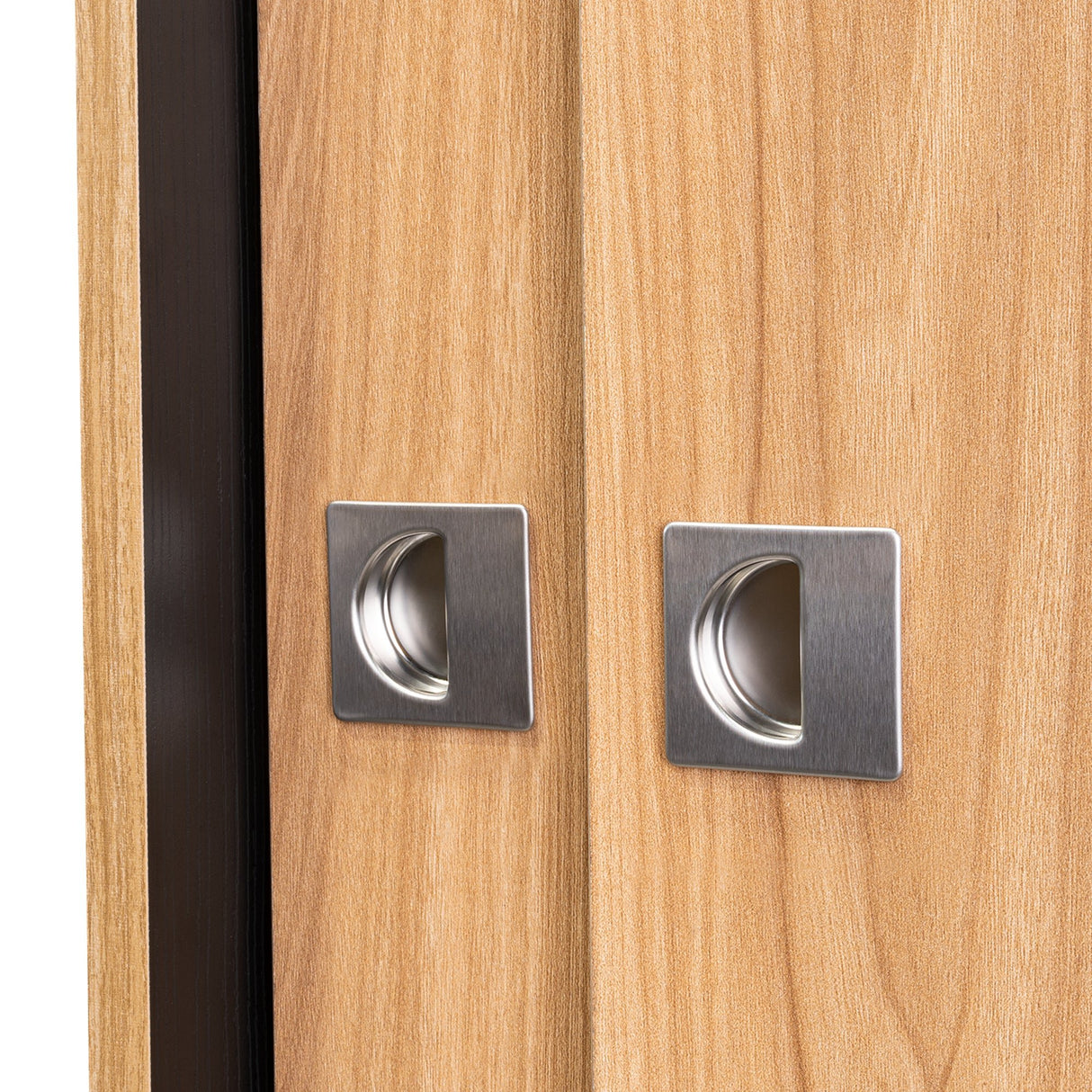 Closet Angelo Fresno Europeo y Wengue 150x180.6cm con Tres Compartimientos y con dos Puertas Coredizas - CLOSETS | Bylmo