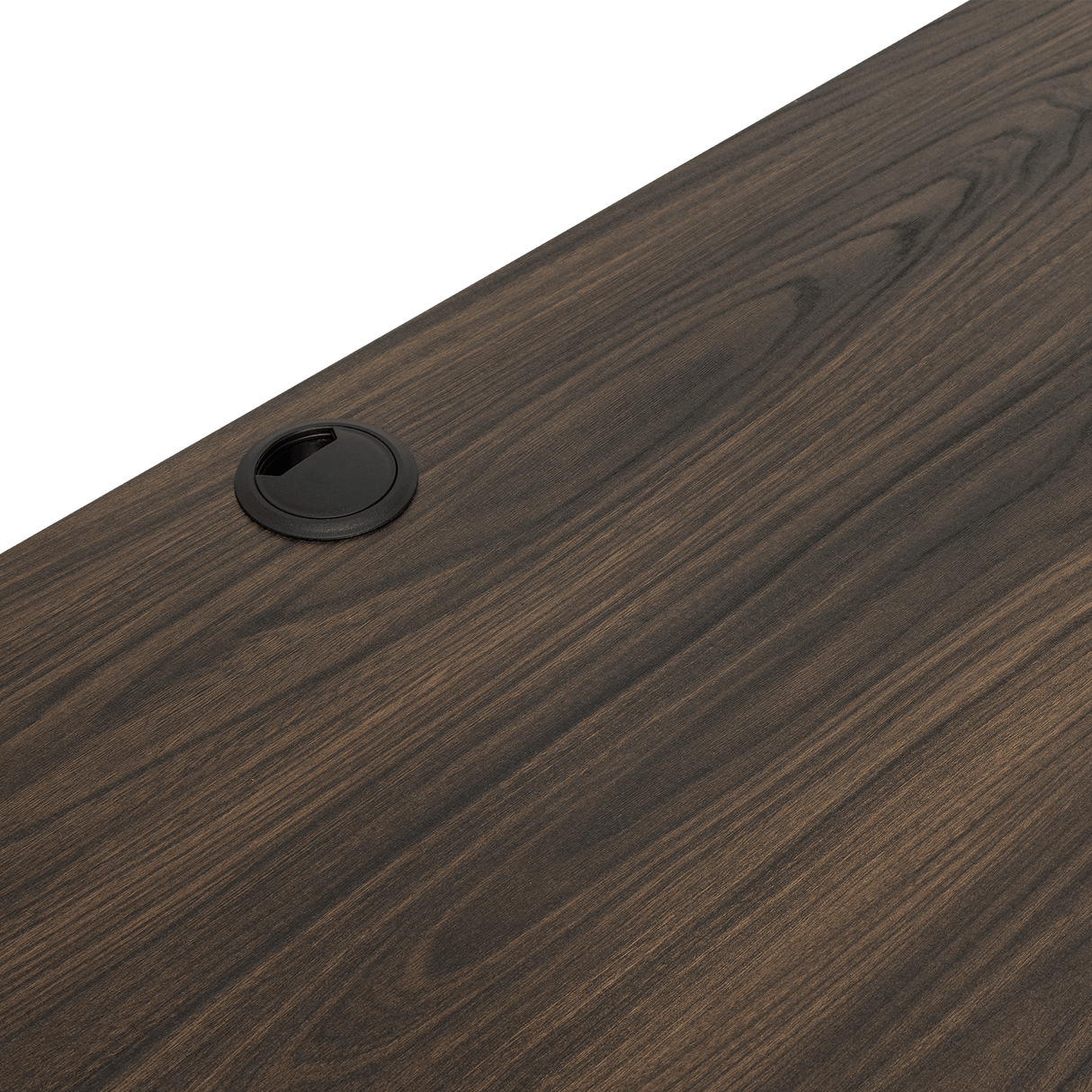 Escritorio Cuera Nogal 120x73.5cm sin Cajones y con Organizador de Libros - ESCRITORIOS | Bylmo