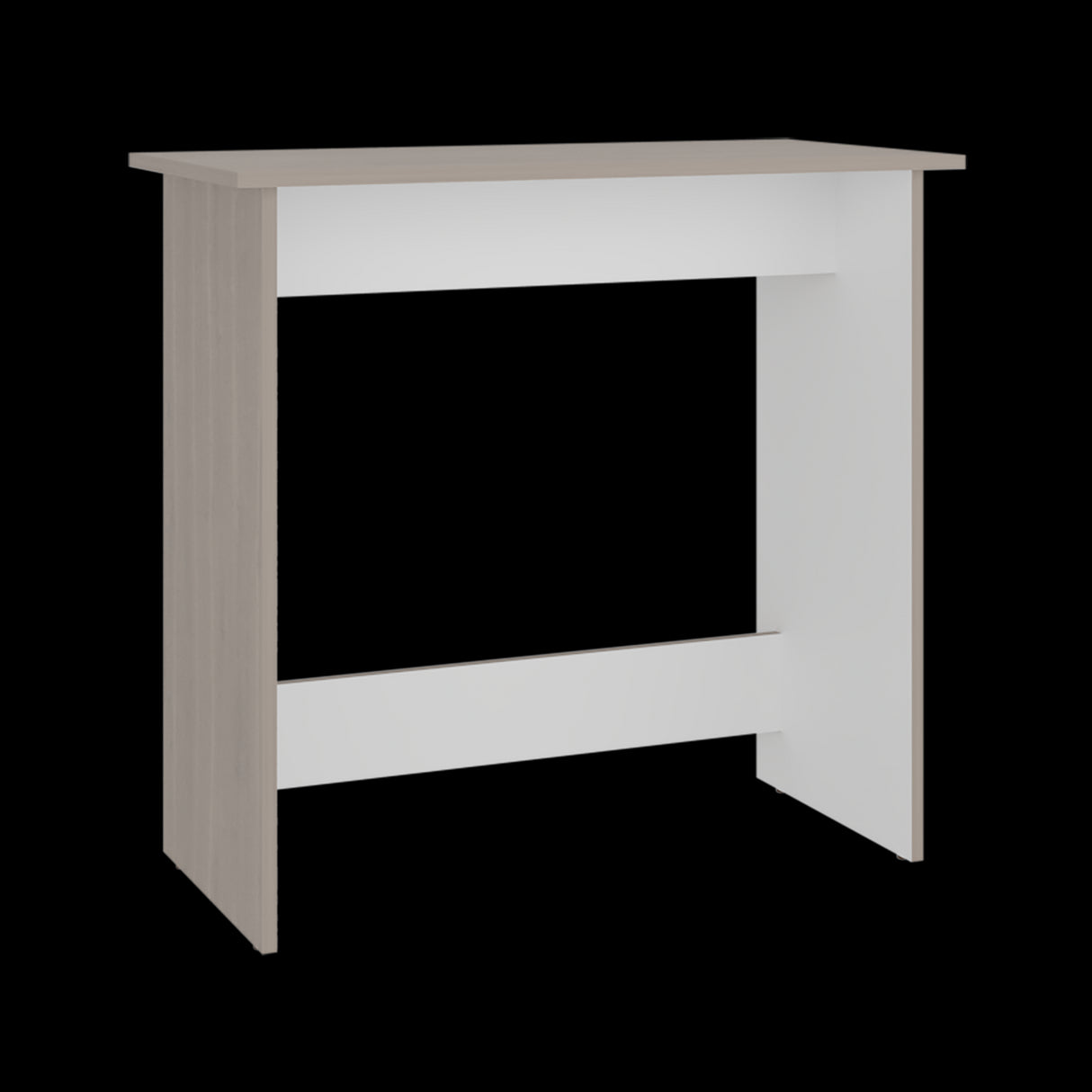 Escritorio Sion Bardolino y Blanco 80x75.6cm sin Cajones - ESCRITORIOS | Bylmo