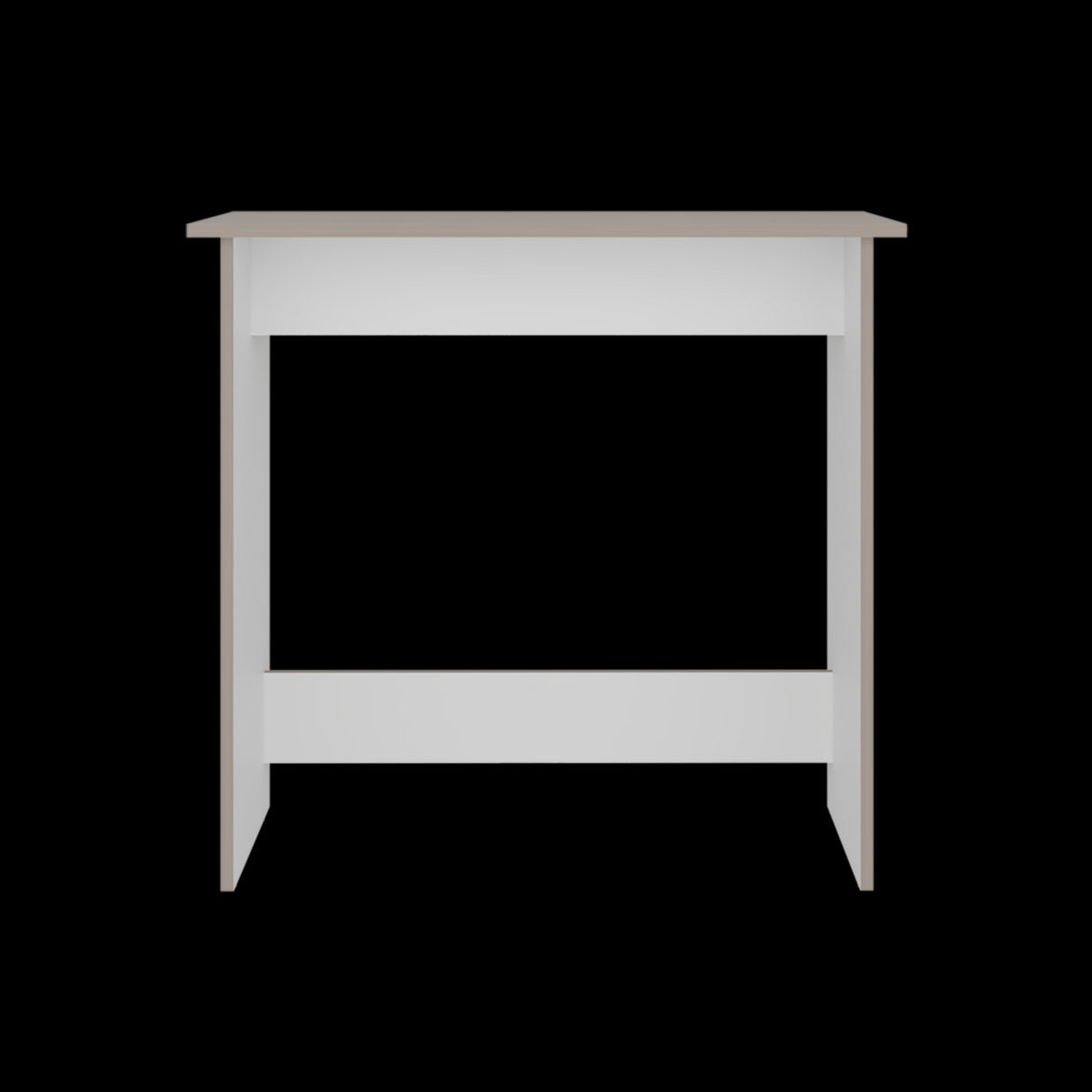 Escritorio Sion Bardolino y Blanco 80x75.6cm sin Cajones - ESCRITORIOS | Bylmo