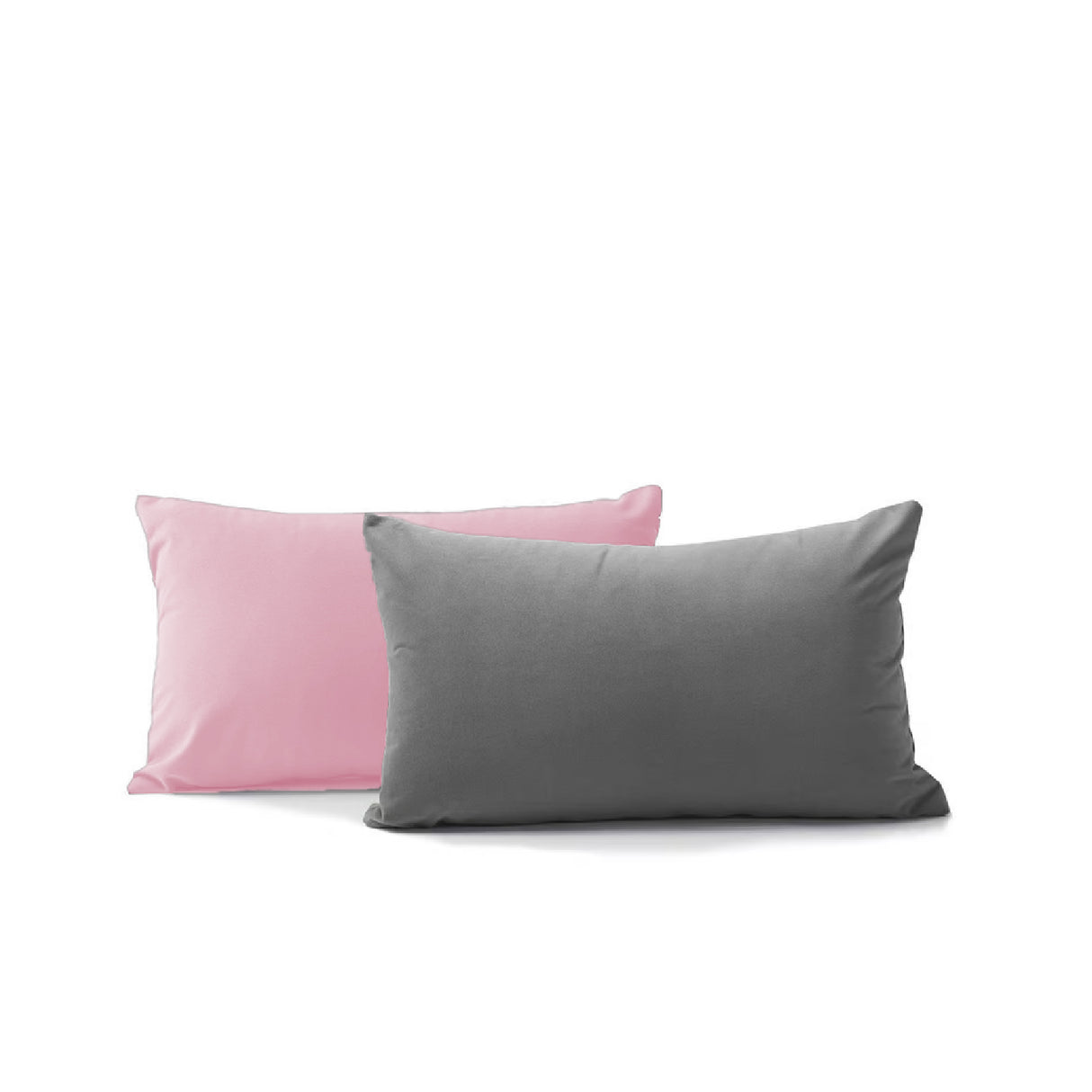 Combo Edredón Acolchado Bicolor Rosado y Gris Oscuro 220x240cm Doble Faz para Cama Doble - TENDIDOS Y CUBRELECHOS | Bylmo