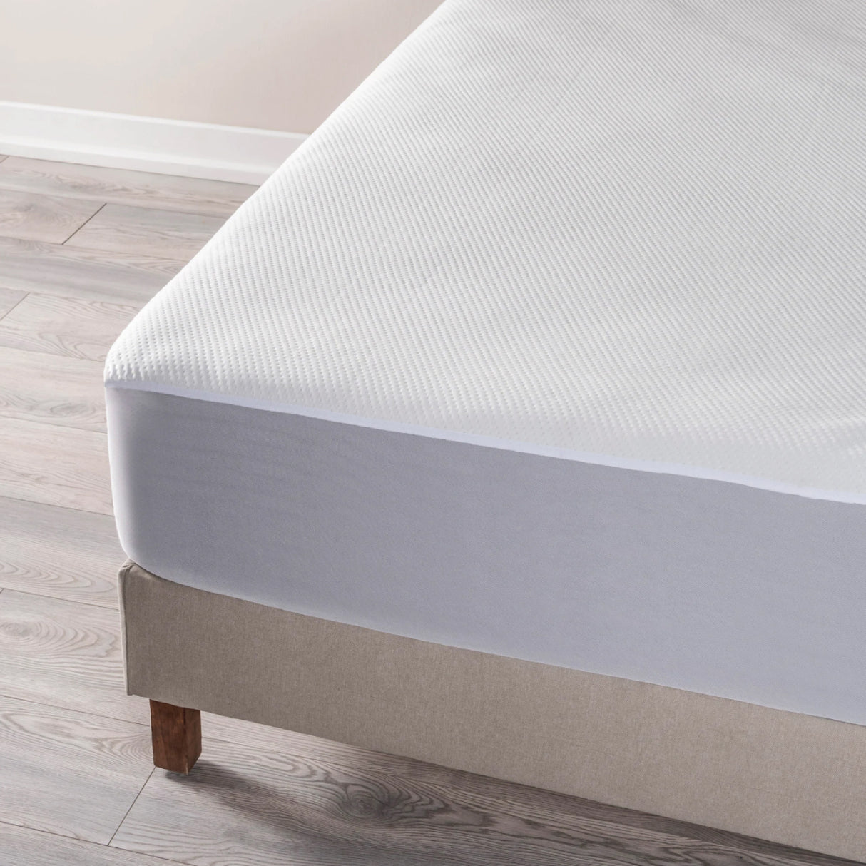 Protector de Colchón FreshComfort Blanco 160x220cm Antifluido para Cama Sencilla 100 X 180 Cm - PROTECTORES DE COLCHON | Bylmo