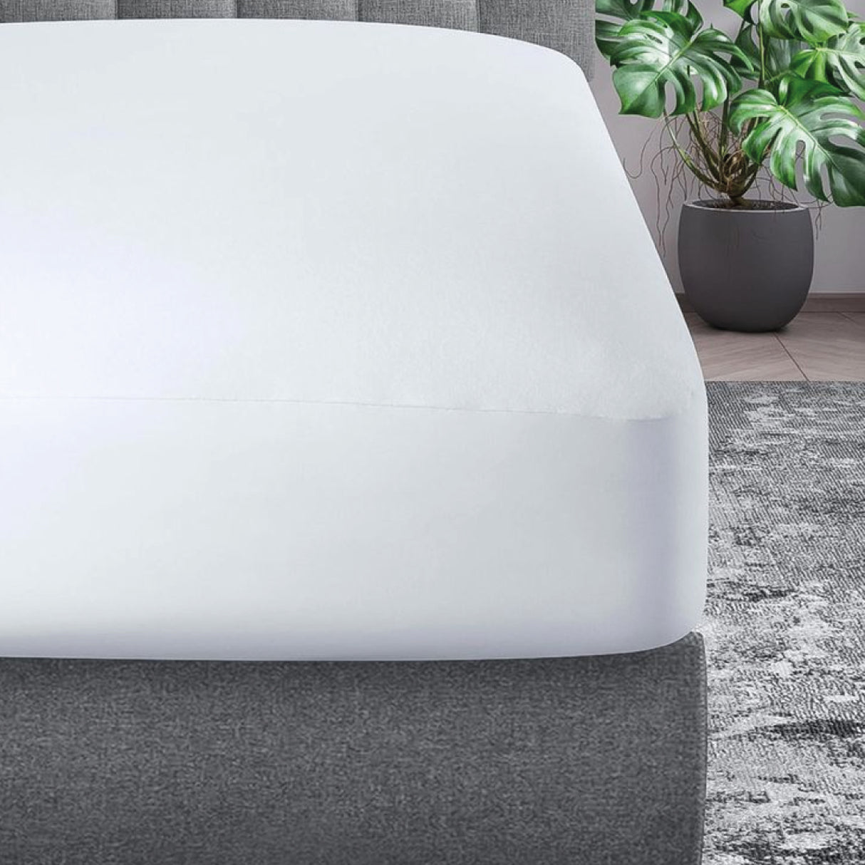 Protector de Colchón TerryDriy Blanco 220x240cm Antifluido para Cama Doble 140 X 180 Cm - PROTECTORES DE COLCHON | Bylmo