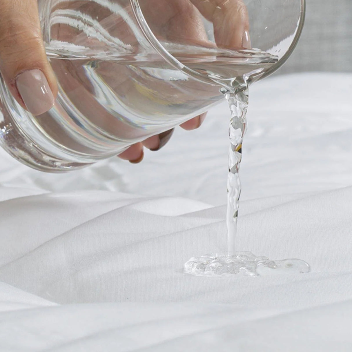 Protector de Colchón TerryDriy Blanco 220x240cm Antifluido para Cama Doble 140 X 180 Cm - PROTECTORES DE COLCHON | Bylmo