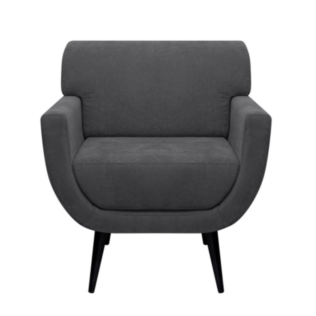 Sala Cindy Negro 180x85cm de Tres Puestos con Apoya Brazos y Resistente a Rasguños - SOFAS Y POLTRONAS | Bylmo