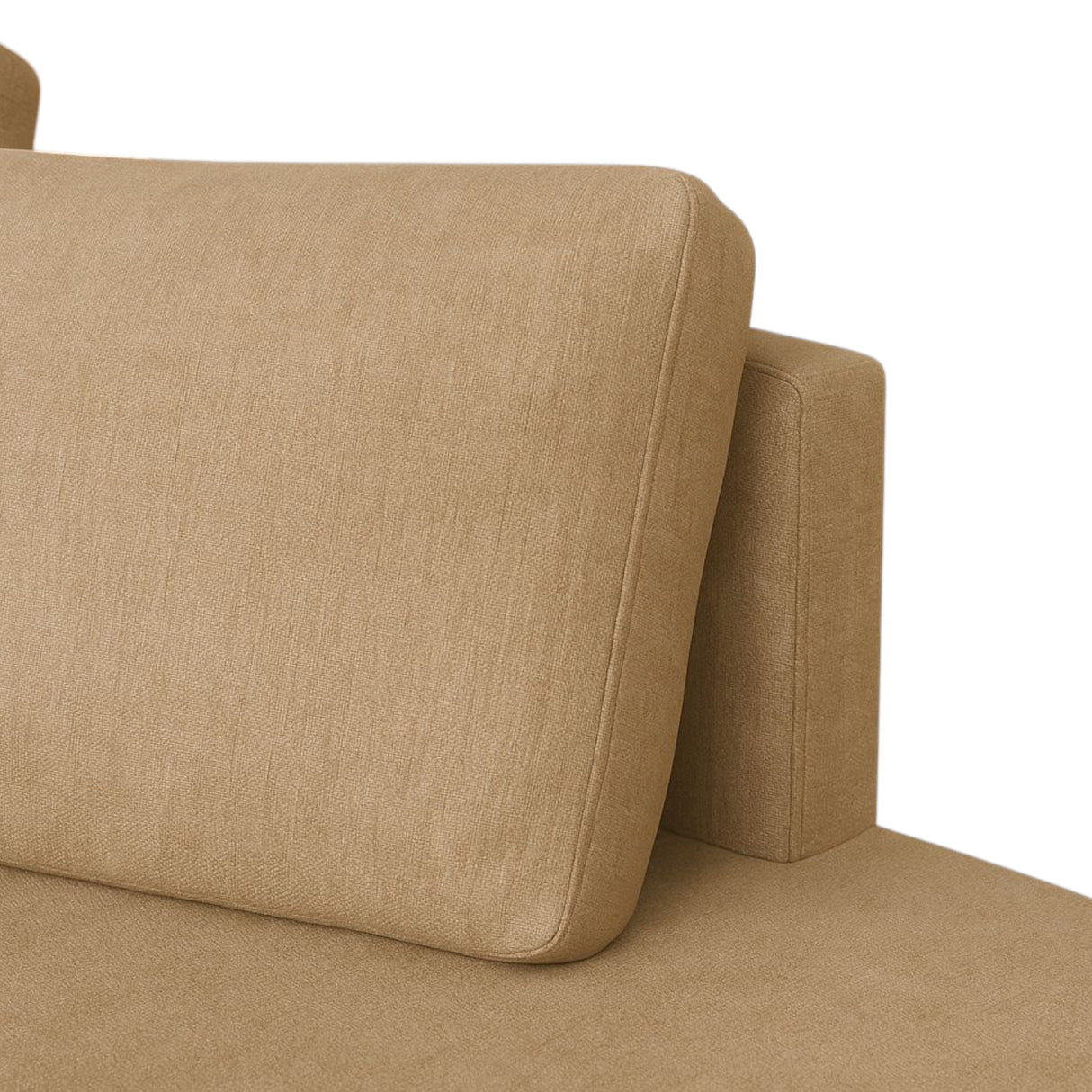Sofá Dubai Curvo Beige 160x70cm De Tres Puestos Antifluido - SOFAS Y POLTRONAS | Bylmo