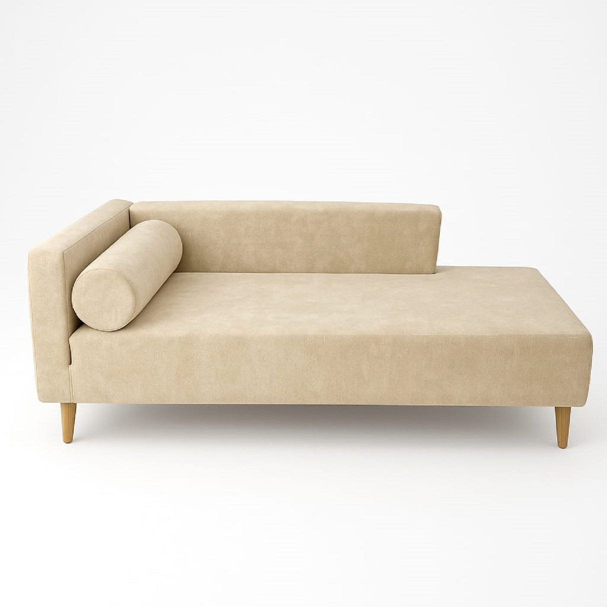 Sala Beige y Blanco 160x70cm De Tres Puestos Antifluido con Puff Banqueta Baúl y Mesa de Centro - SOFAS Y POLTRONAS | Bylmo