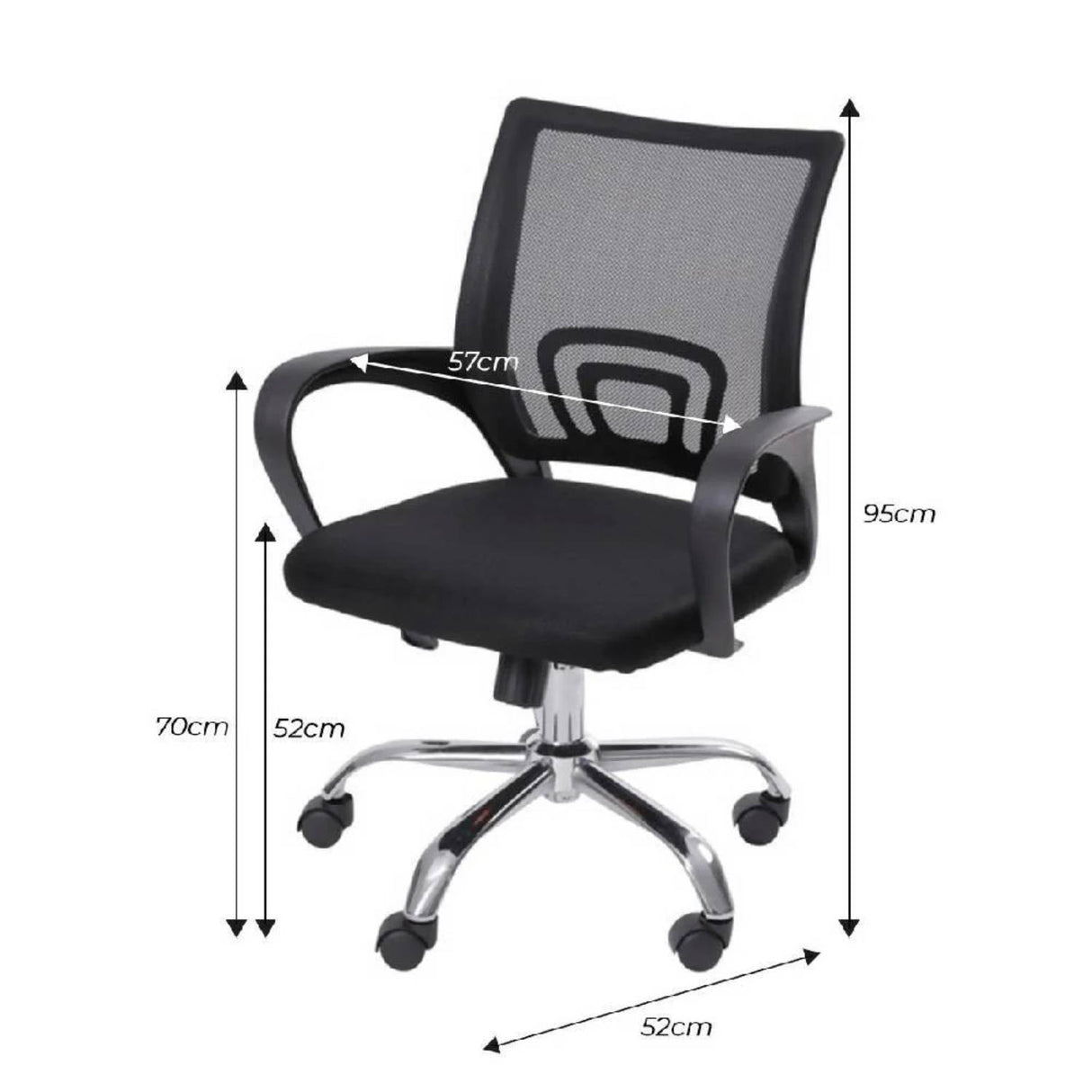 Combo Escritorio y Silla Home Office Blanco 120x140cm sin Cajones y con Organizador de Libros - ESCRITORIOS | Bylmo