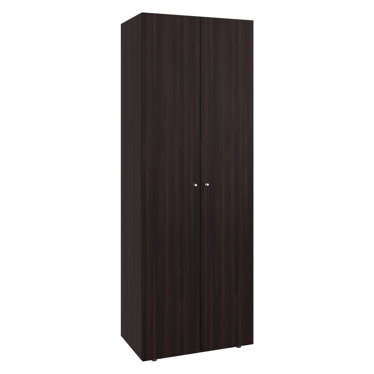 Closet Tuhogar Nogal y Wengue 60x170cm sin Cajones con Dos Puertas y con Colgadero de Ropa - CLOSETS | Bylmo