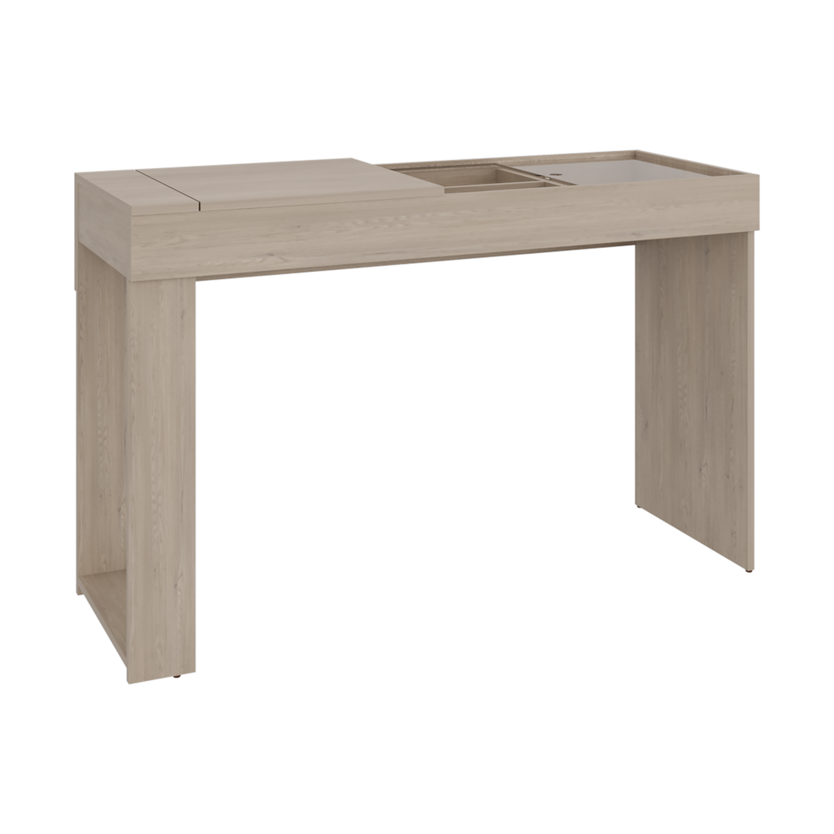 Tocador Maggie Blanco y Cotta 120.3x77cm 0 de Dos Puestos con Espejo y sin Sillas - TOCADORES | Bylmo