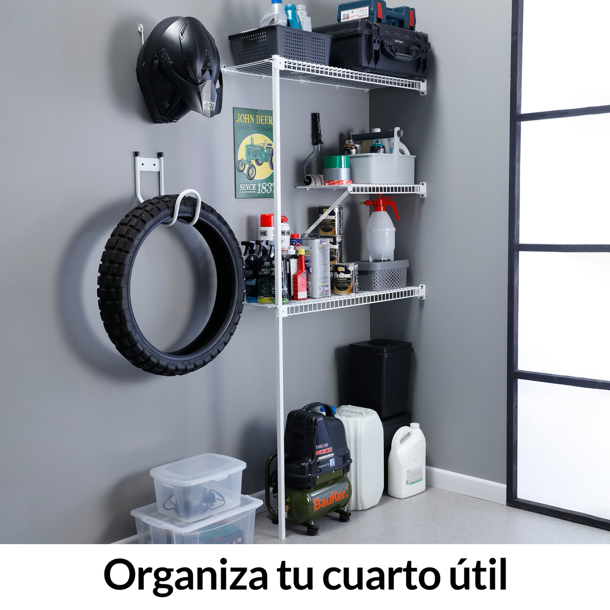 Closet Petit Blanco 140x180cm con Tres Compartimientos - CLOSETS | Bylmo