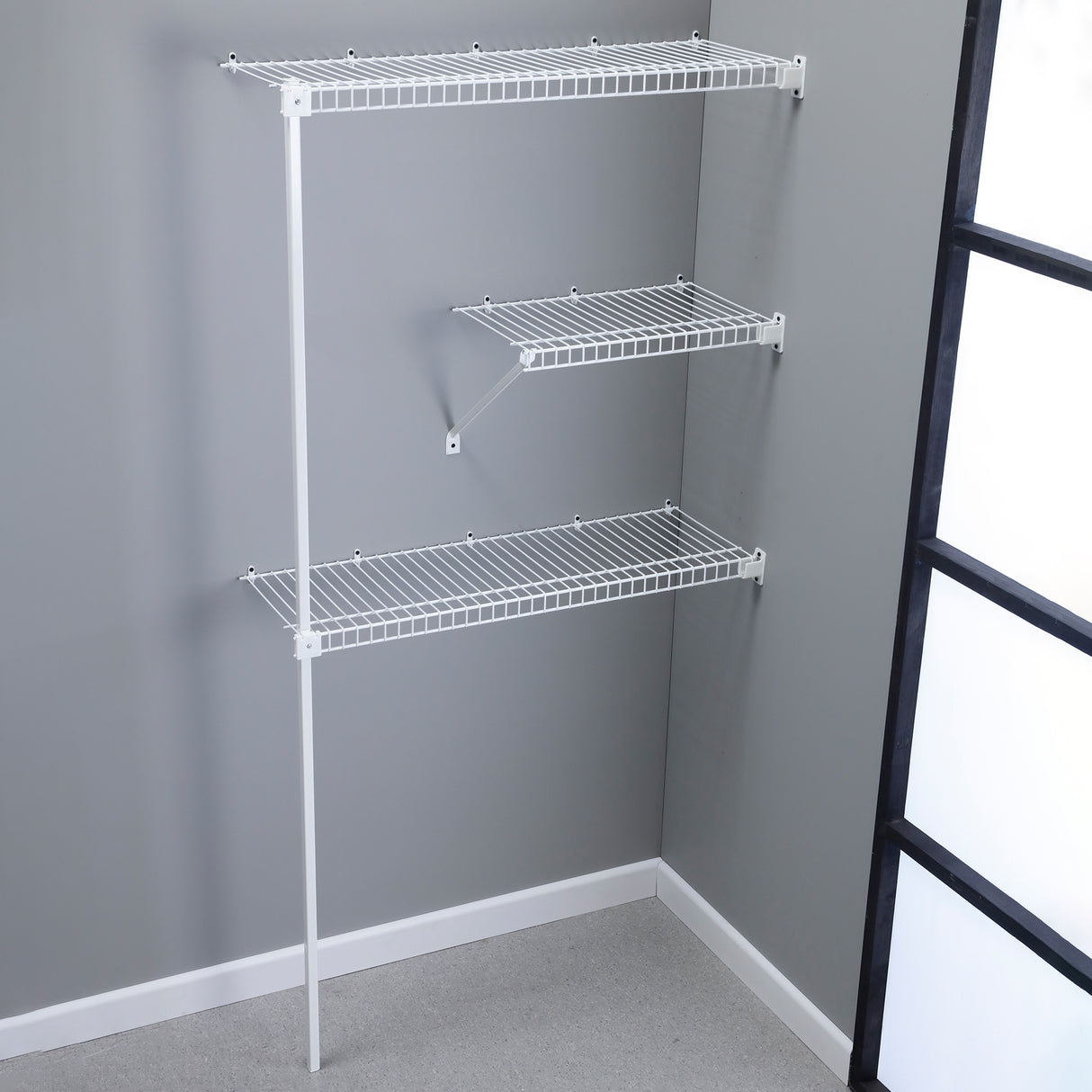 Closet Petit Blanco 140x180cm con Tres Compartimientos - CLOSETS | Bylmo