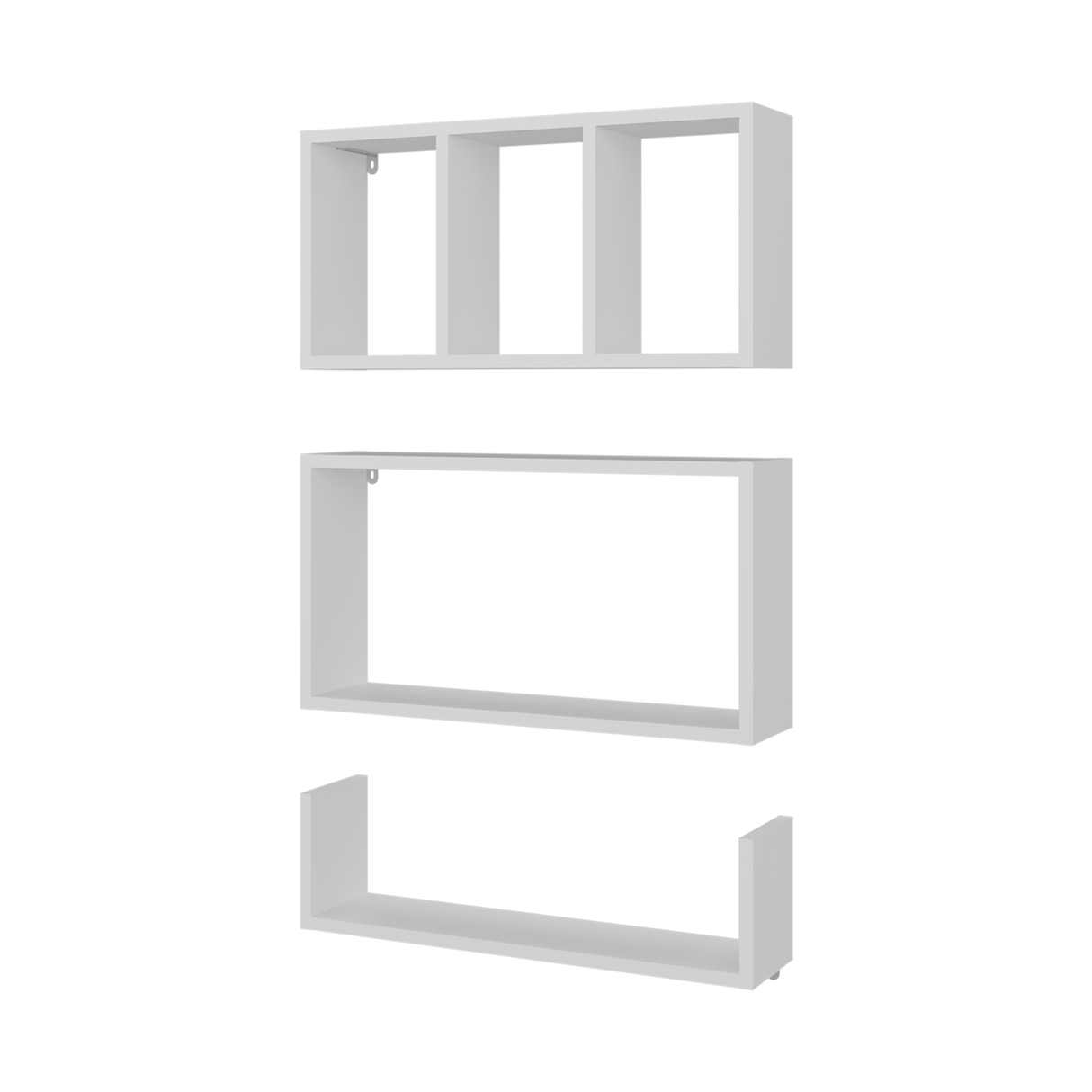 Estanteria Flotante Trego Blanco 56.5x30cm Flotante Rectangular - REPISAS | Bylmo