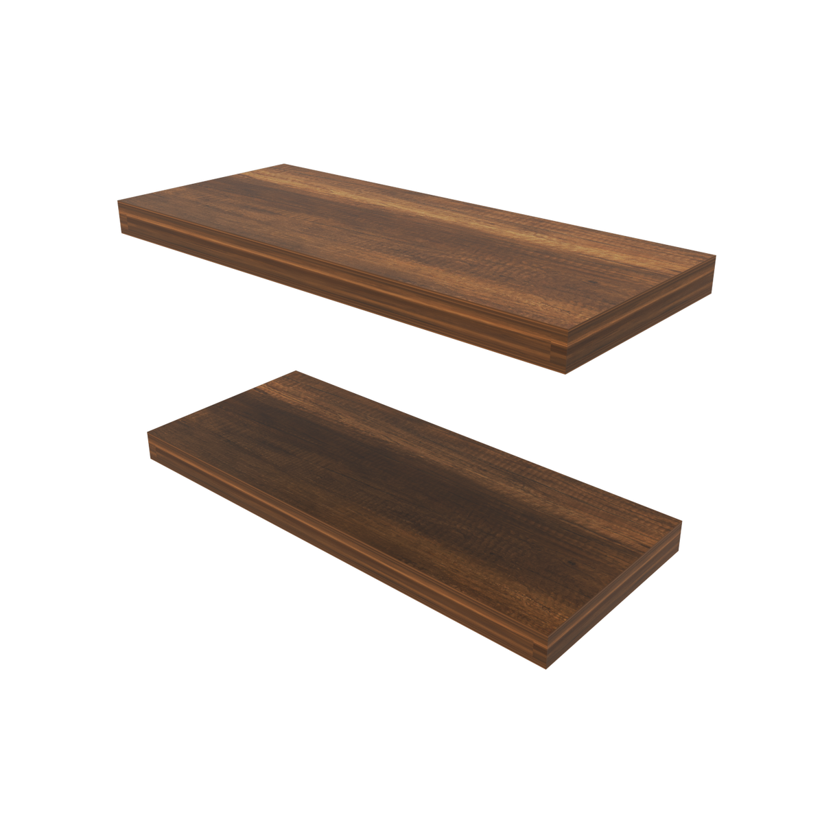 Set de 2 Repisas Caramelo 80x3.8cm Flotante Rectangular - REPISAS | Bylmo