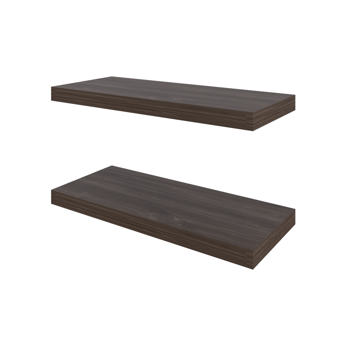 Set de 2 Repisas Siena 80x3.8cm Flotante Rectangular - REPISAS | Bylmo