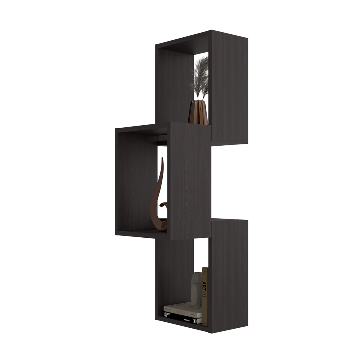 Repisa Seyner Wengue 16.8x95cm Flotante Rectangular - REPISAS | Bylmo