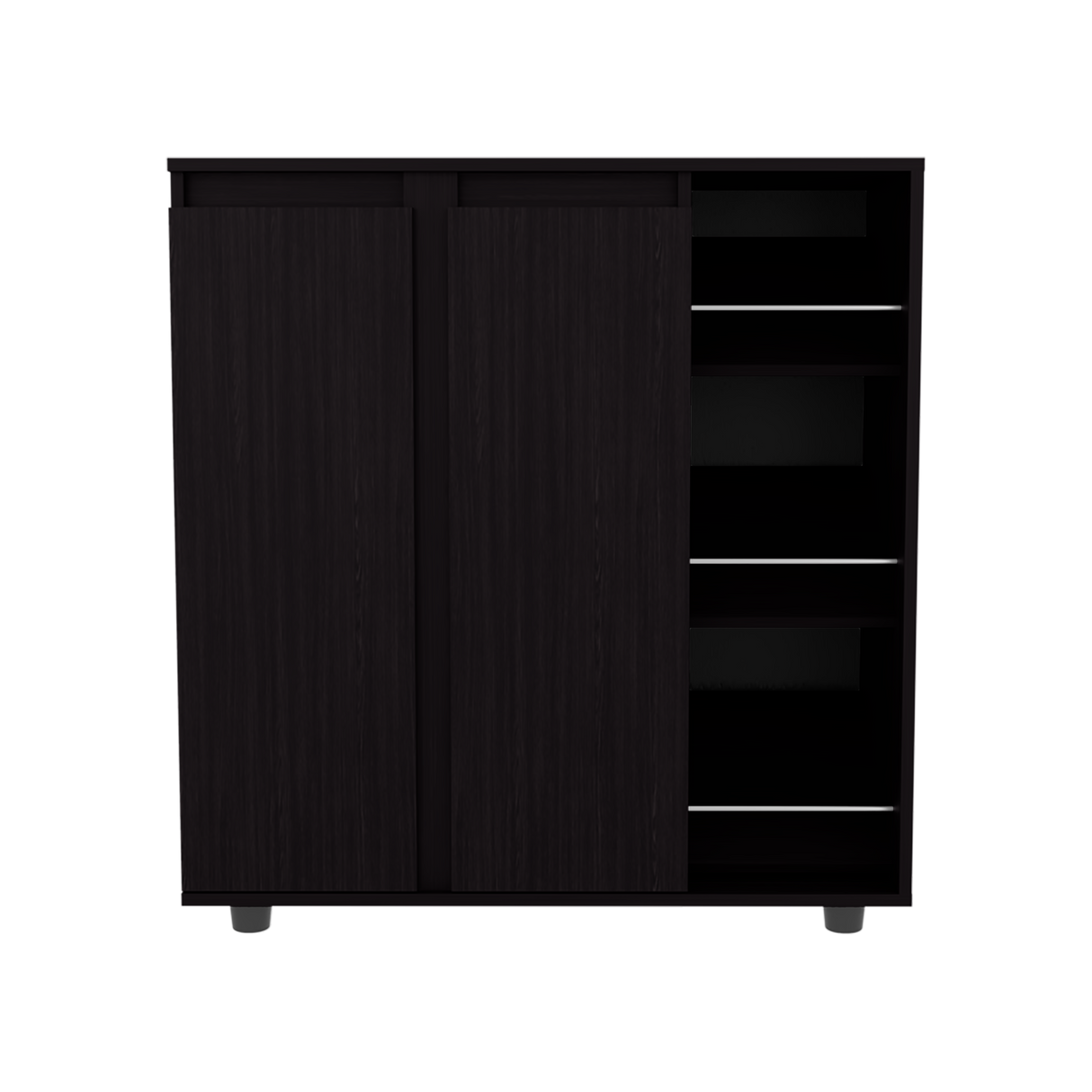 Zapatero Houck Wengue 86.5x91.5cm Horizontal para Nueve Pares y de Tres Niveles - ZAPATEROS | Bylmo