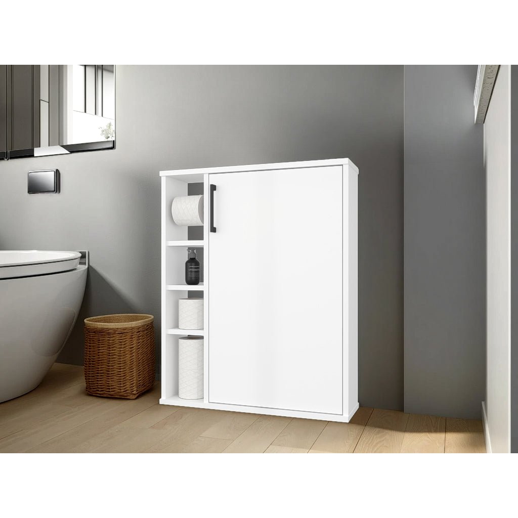 Organizador de Papel Higiénico Meller Blanco 60x74.1cm con Tres Entrepaños - OTROS MUEBLES PARA BANHO | Bylmo