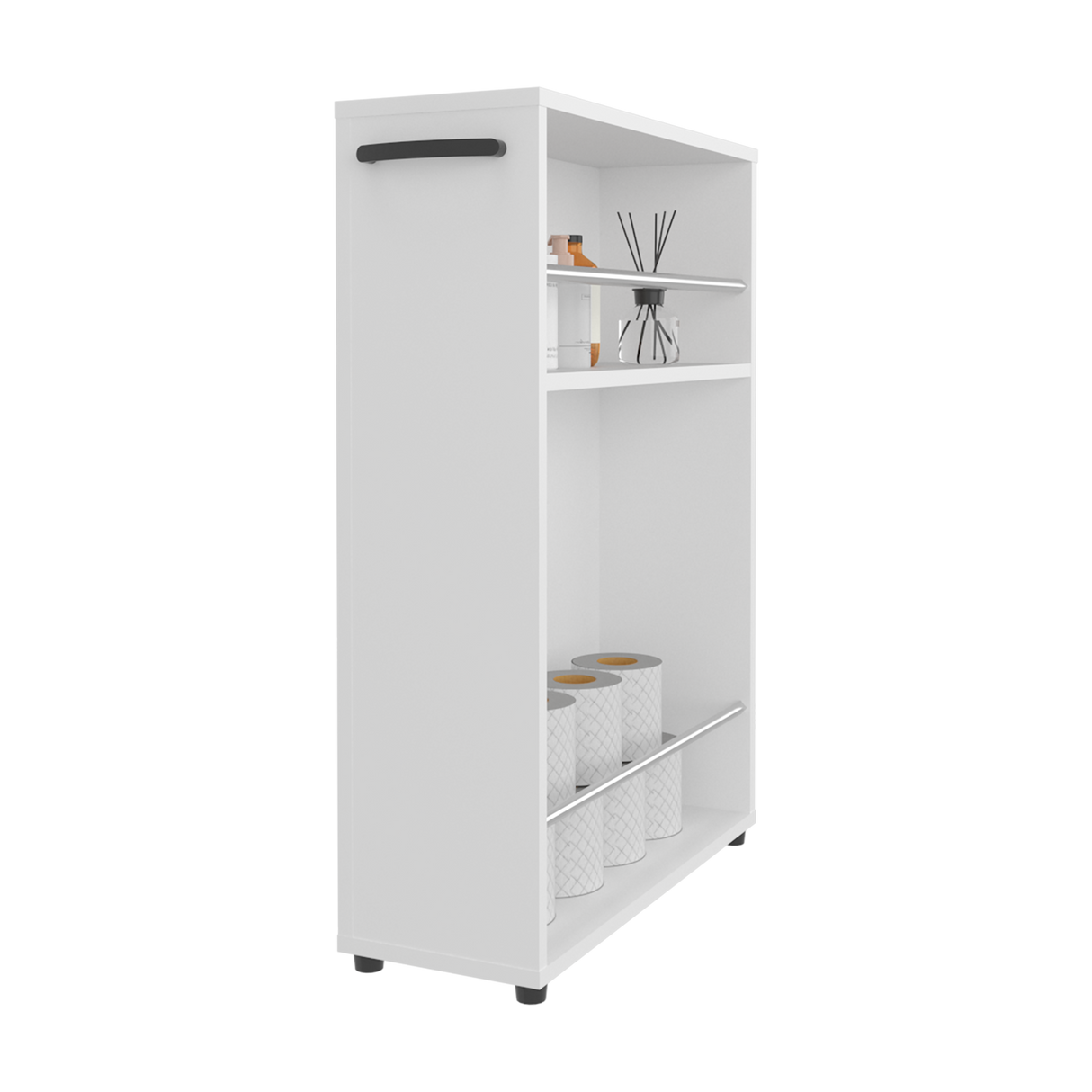 Estanteria para Baño Wiley Blanco 55x80.8cm con Dos Entrepaños - OTROS MUEBLES PARA BANHO | Bylmo