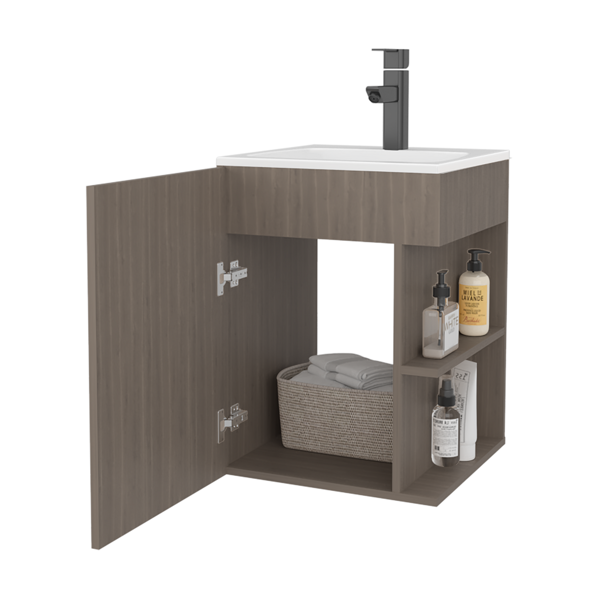 Mueble para Lavamanos Flotante Colton Bardolino 45x60.3cm Individual con Lavamanos - MUEBLES PARA LAVAMANOS | Bylmo