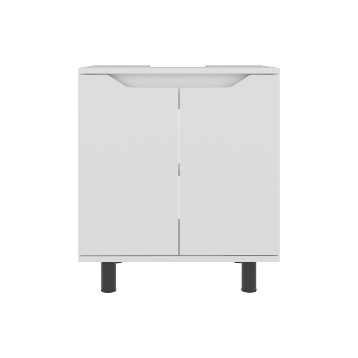 Mueble para Lavamanos Marlo Blanco 55x63cm Individual sin Lavamanos - MUEBLES PARA LAVAMANOS | Bylmo