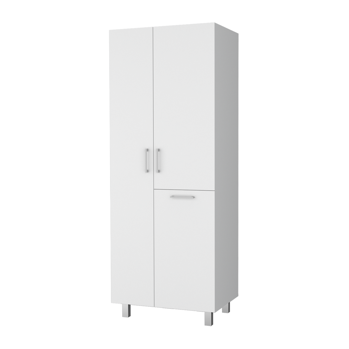 Armario de Aseo Iris Blanco 68.1x180cm Con Tres Puertas - MUEBLES DE ASEO Y ROPAS | Bylmo