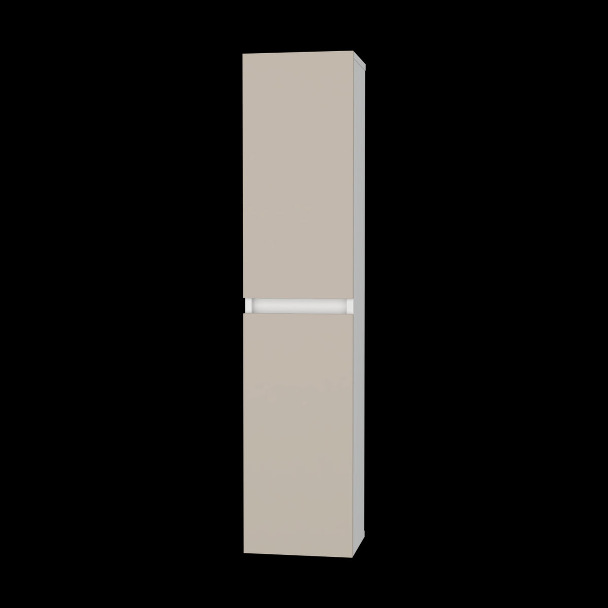 Armario de Aseo Capri y Blanco 25x110cm Con Dos Puertas - MUEBLES DE ASEO Y ROPAS | Bylmo