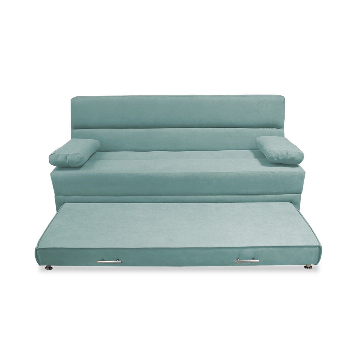 Sofacama Ferreira Menta 190x95cm de Tres Puestos Reclinable Antifluido y sin Apoya Brazos - SOFAS Y POLTRONAS | Bylmo