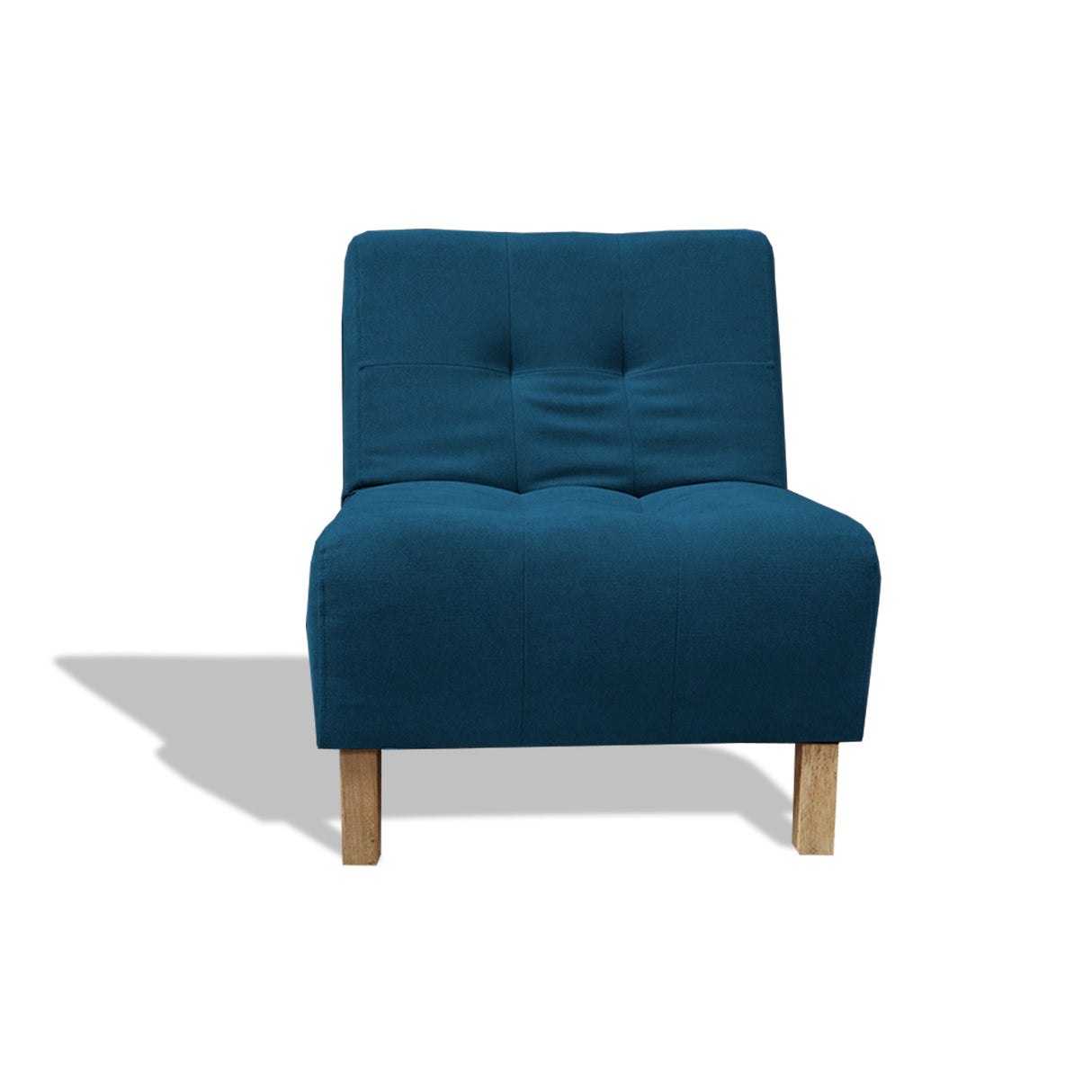 Poltrona Egli Azul Petróleo 70x94cm de Un Puesto Reclinable Antifluido y sin Apoya Brazos - SOFAS Y POLTRONAS | Bylmo