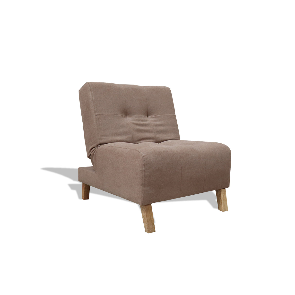 Poltrona Egli Camel 70x94cm de Un Puesto Reclinable Antifluido y sin Apoya Brazos - SOFAS Y POLTRONAS | Bylmo
