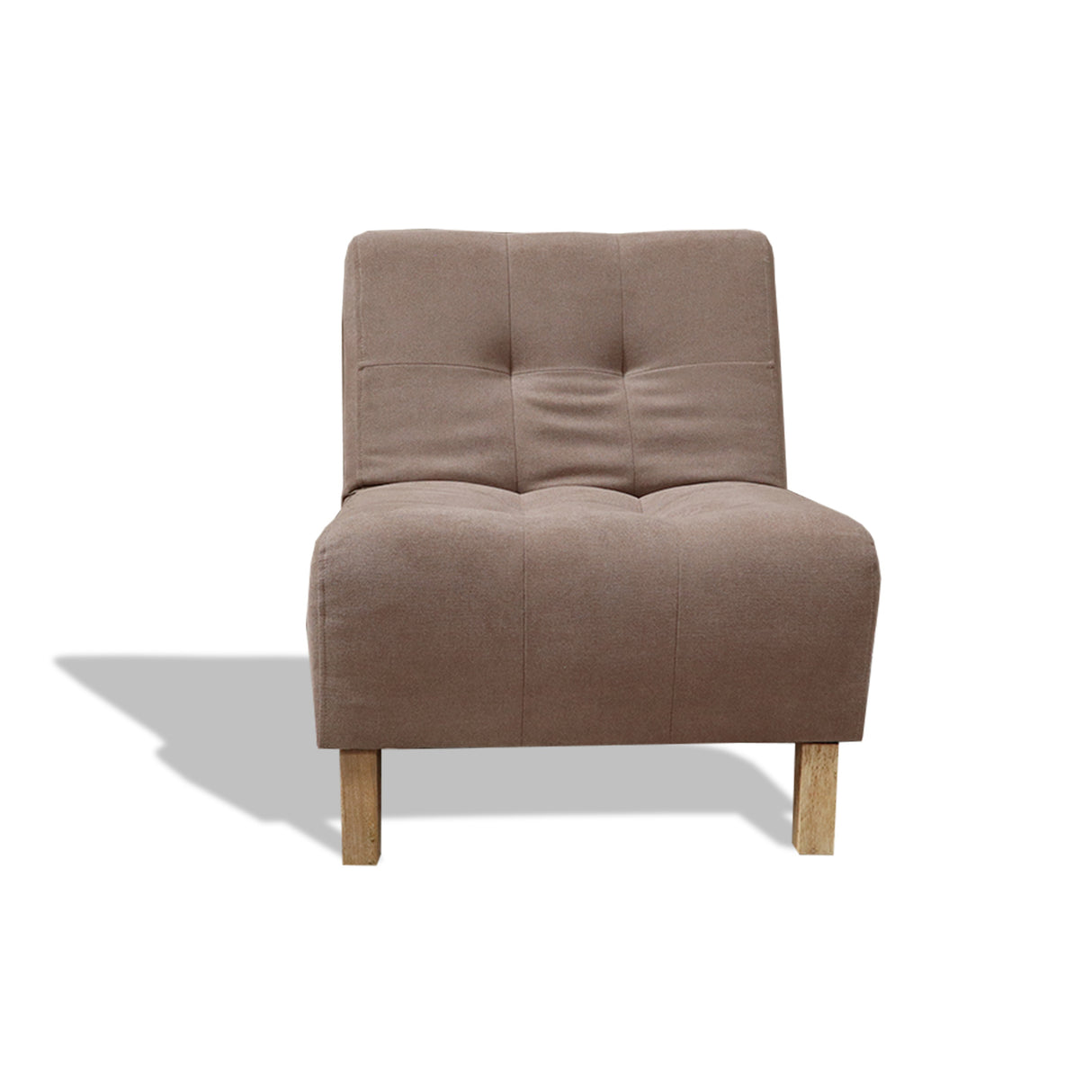 Poltrona Egli Camel 70x94cm de Un Puesto Reclinable Antifluido y sin Apoya Brazos - SOFAS Y POLTRONAS | Bylmo