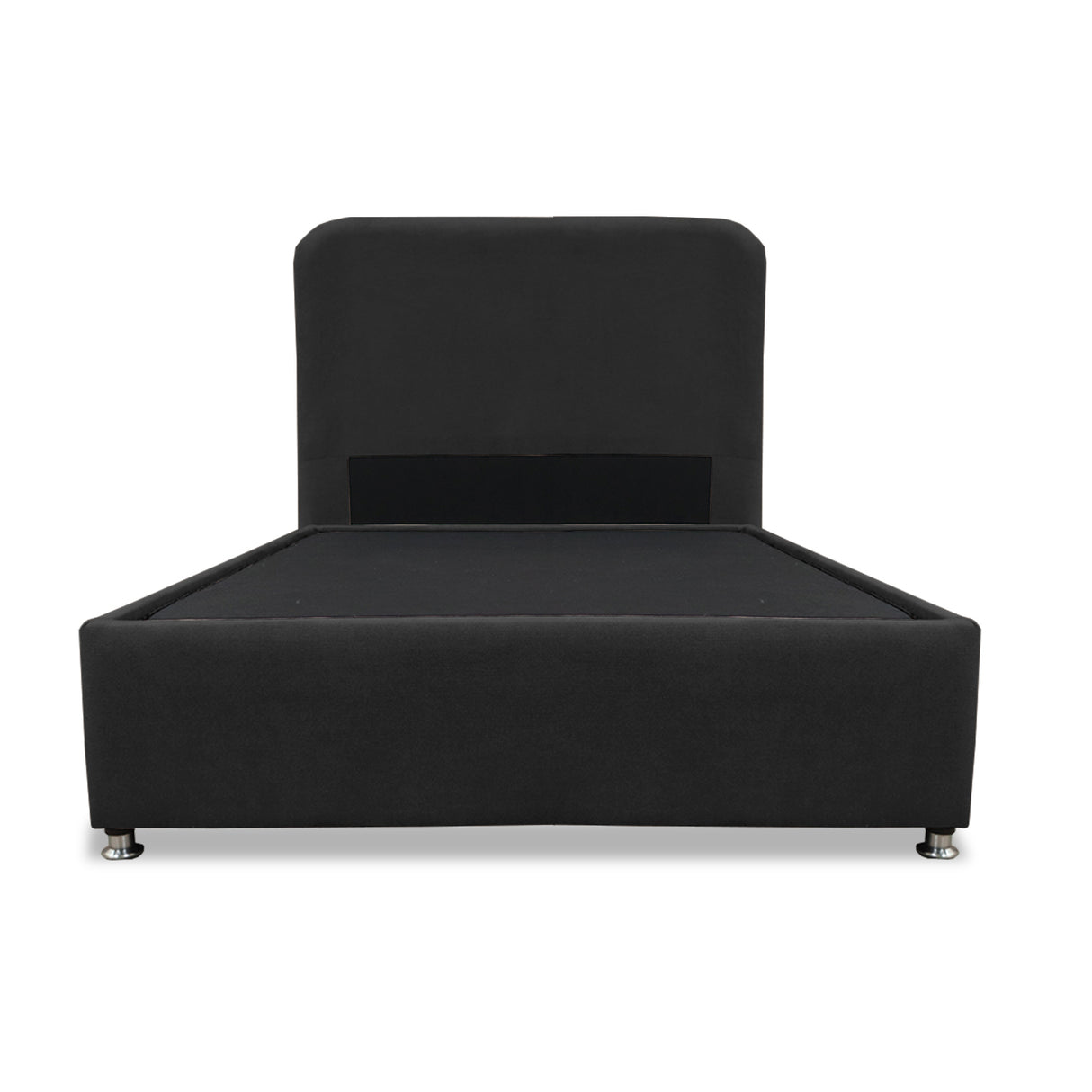Combo Base Cama y Cabecero Comfort Negro para Cama Sencilla 100 X 190 Cm con Patas - CAMAS | Bylmo