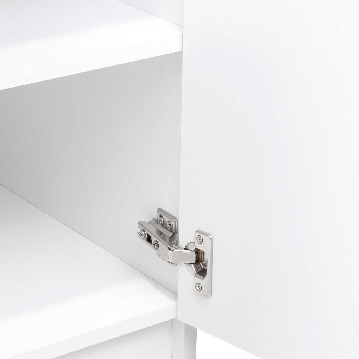 Organizador de Cocina Mayorca Blanco y Duna 60x85.1cm con un Entrepaño y con Dos Comportamientos - BARRAS Y MUEBLES AUXILIARES | Bylmo