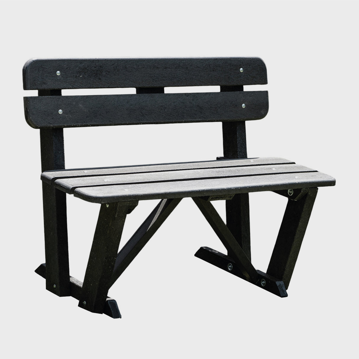 Banca Begonia Negro 100x80cm sin Apoyabrazos - SILLAS DE EXTERIOR | Bylmo