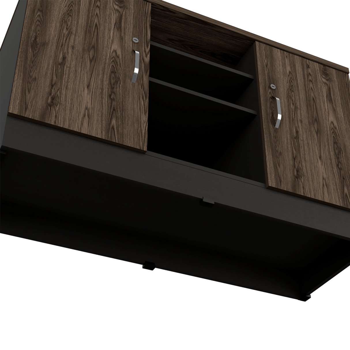 Archivador Home Office Coñac 120x75.7cm Carta sin Cajones y con Cerradura - ARCHIVADORES | Bylmo