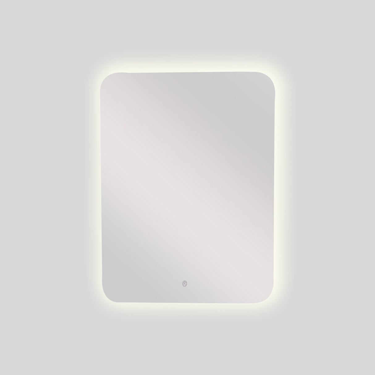 Espejo de Baño Rectangular Alhambra 60x80cm Flotado Sin Marco y con Iluminación LED - ESPEJOS DE BANHO | Bylmo