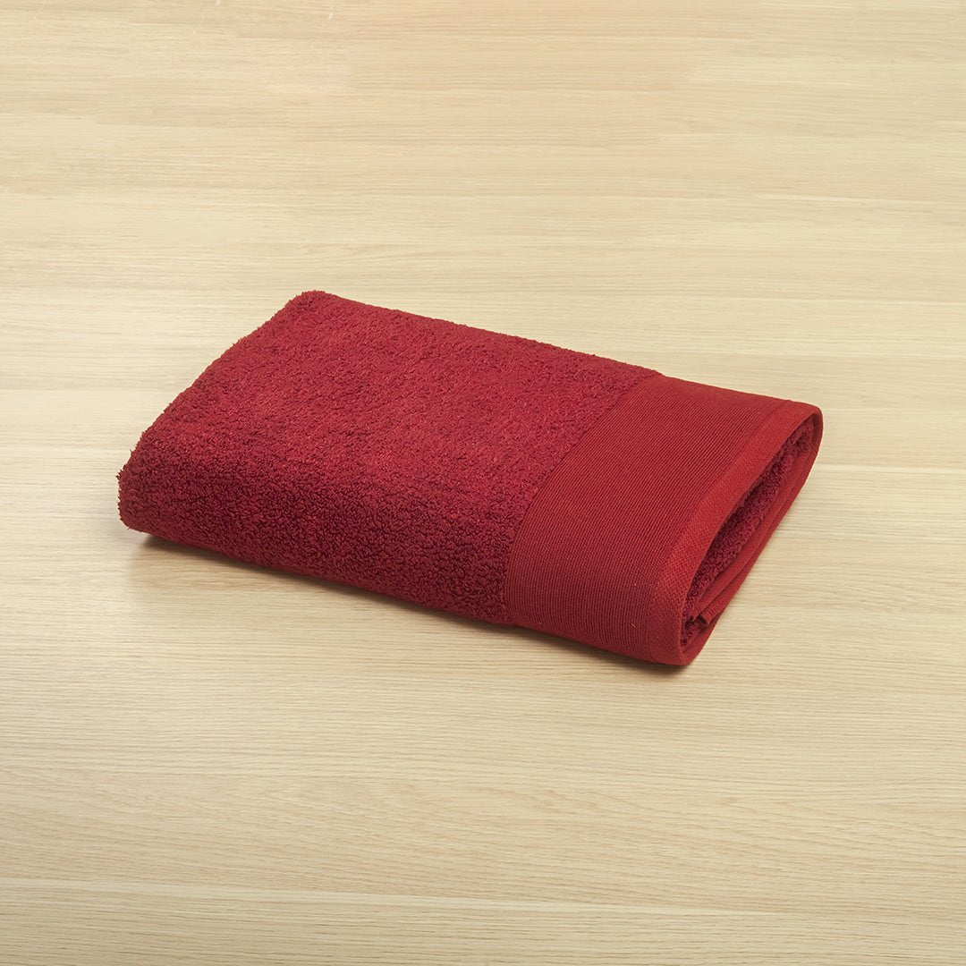 Toalla de Manos Modha Vinotinto 40x70cm Fondo Entero - TOALLAS | Bylmo