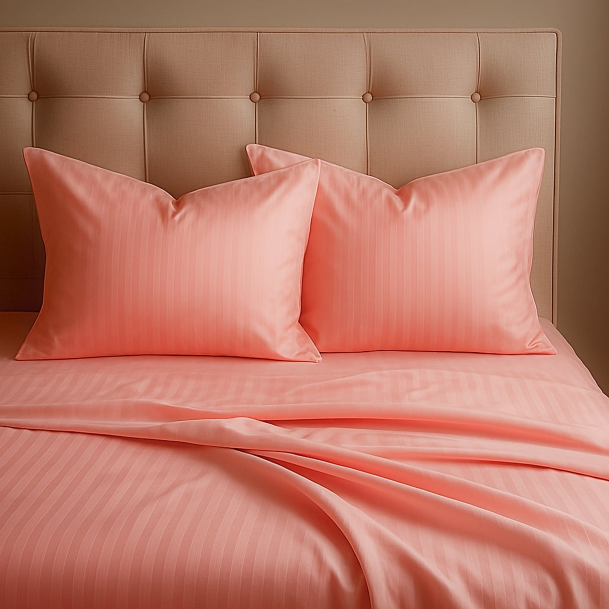 Juego de Sábanas Polialgodon Rosado Para Cama Doble 140 X 190 Cm Antiácaros y Antiarrugas - SABANAS | Bylmo