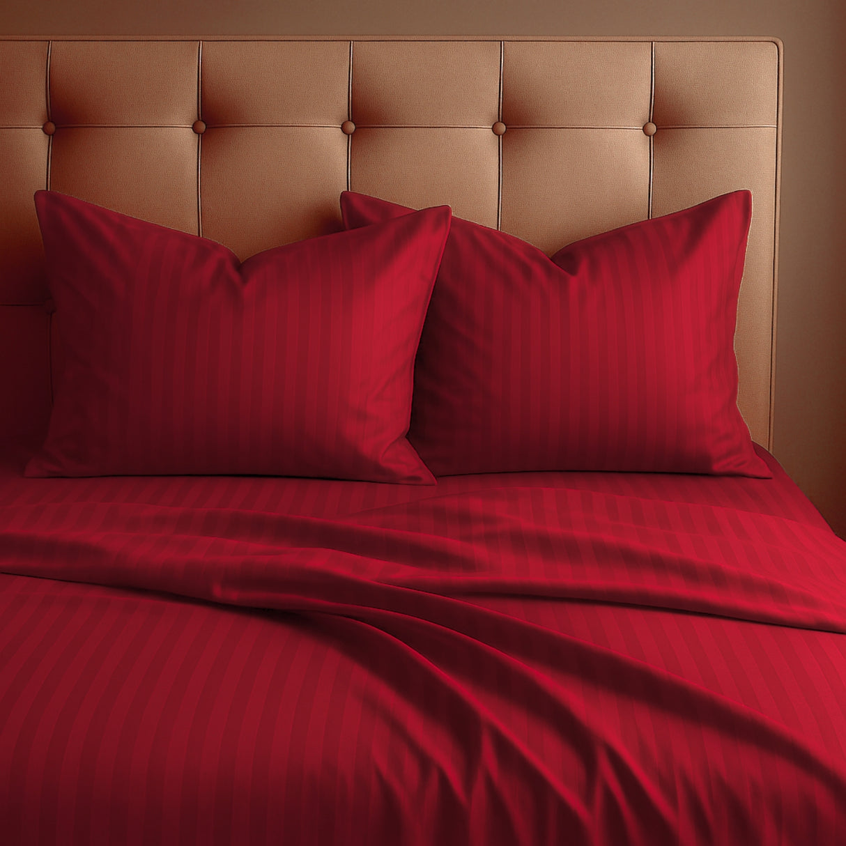 Juego de Sábanas Polialgodon Vinotinto Para Cama Sencilla 100 X 190 Cm Antiácaros y Antiarrugas - SABANAS | Bylmo