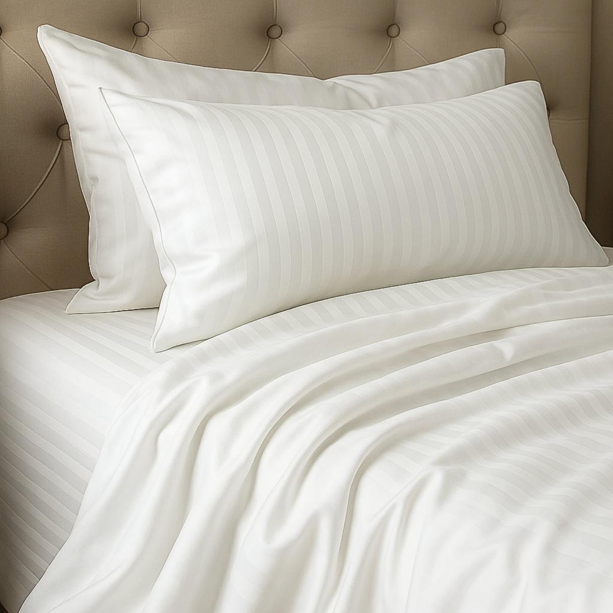 Juego de Sábanas Polialgodon Blanco Para Cama King 200 X 200 Cm Antiácaros y Antiarrugas - SABANAS | Bylmo