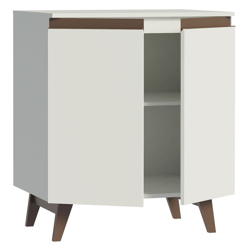 Mueble Inferior de Cocina Reims Blanco 70x83cm con Mesón de Madera Aglomerada Mdp y sin Estufa - MUEBLES INFERIORES DE COCINA | Bylmo