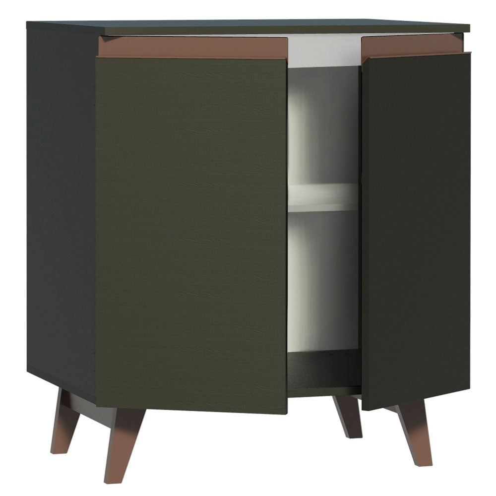 Mueble Inferior de Cocina Reims Negro 70x83cm con Mesón de Madera Aglomerada Mdp y sin Estufa - MUEBLES INFERIORES DE COCINA | Bylmo