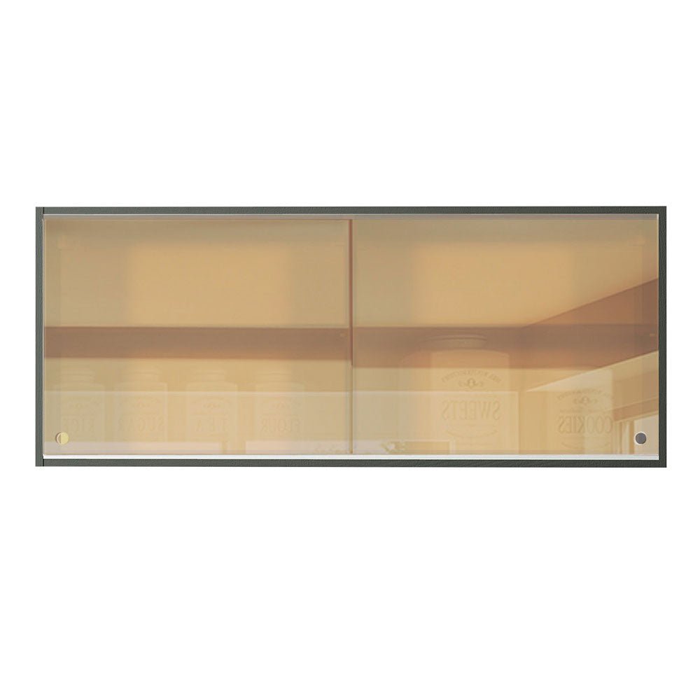 Mueble Superior de Cocina Reims Negro 120x50cm con Cuatro Entrepaños y con Dos Puertas - MUEBLES SUPERIORES DE COCINA | Bylmo