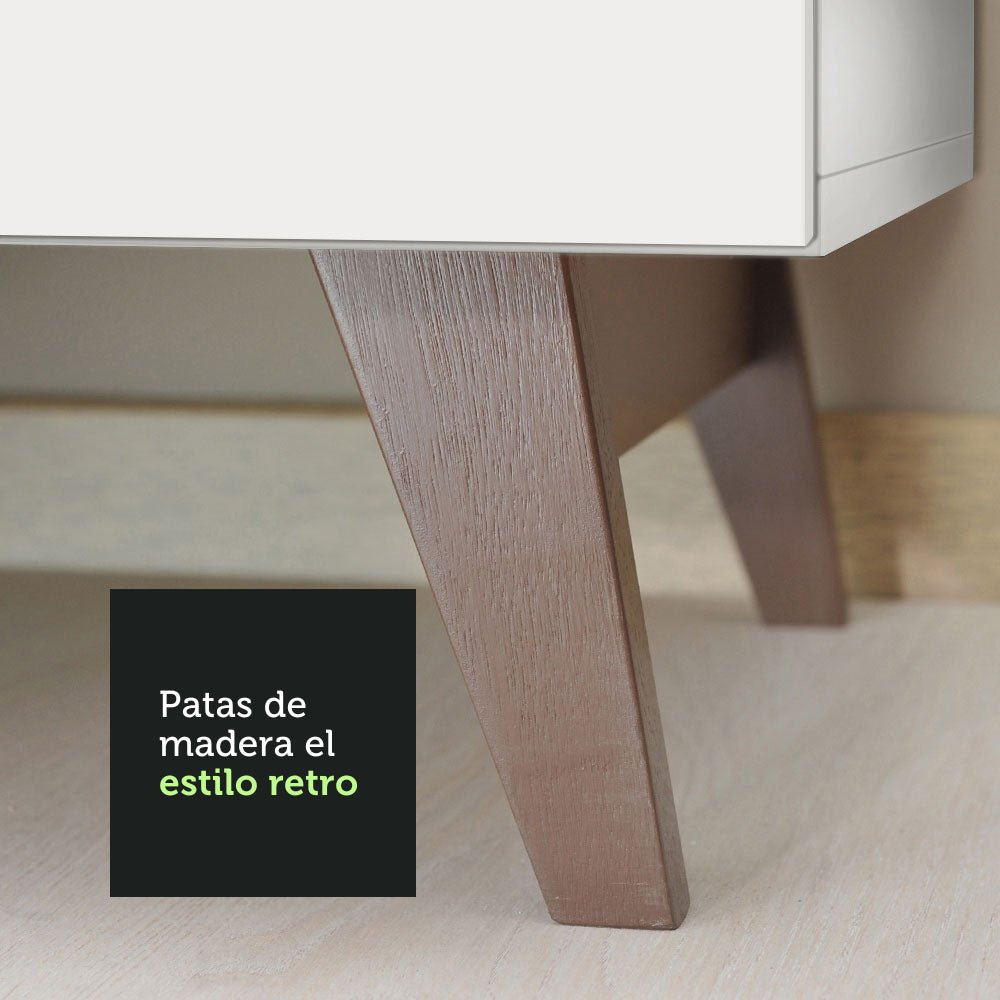 Combo Mueble Superior e Inferior de Cocina Reims Blanco 120x210cm con Mesón de Madera Aglomerada MPD y sin Estufa - MUEBLES INFERIORES DE COCINA | Bylmo