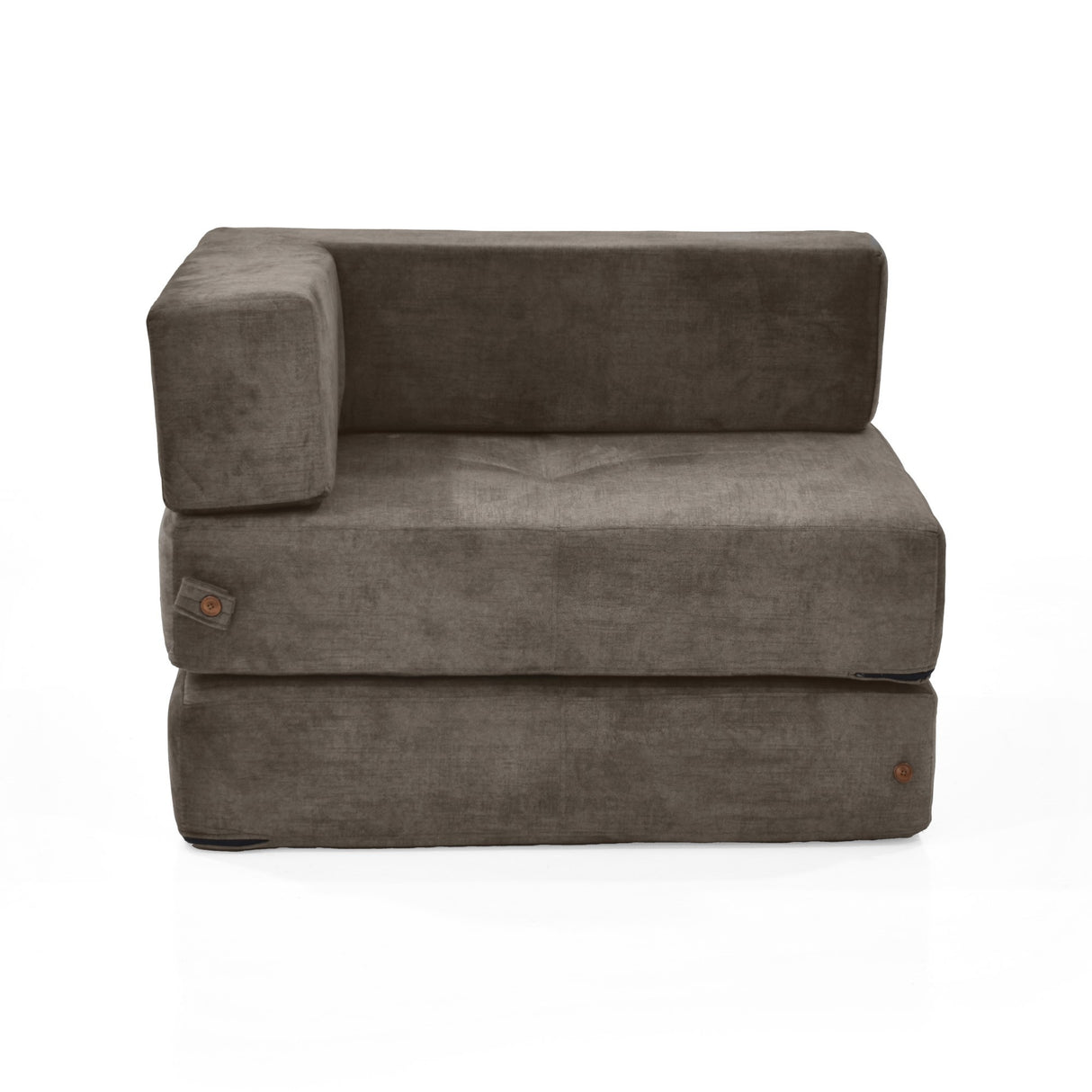 Poltrona Nablus Taupe 96x68cm De Un Puesto y con Apoya Brazos - SOFAS Y POLTRONAS | Bylmo