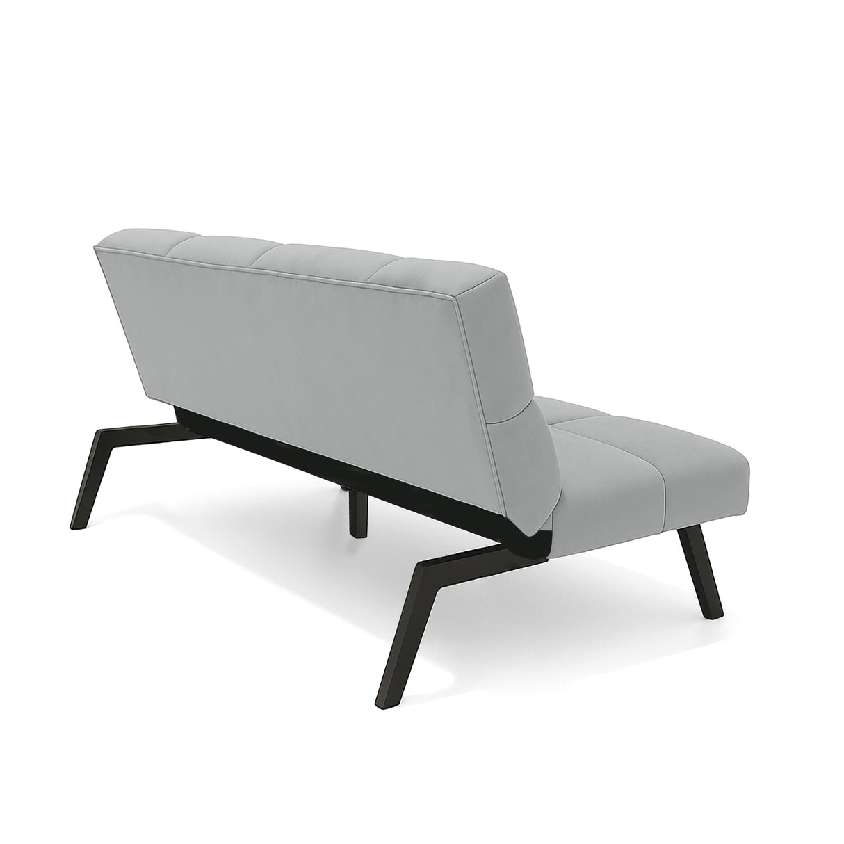 Sala Nivala Plata y Mostaza 187x83cm De Cuatro Puestos Reclinable y sin Apoya Brazos - SOFAS Y POLTRONAS | Bylmo