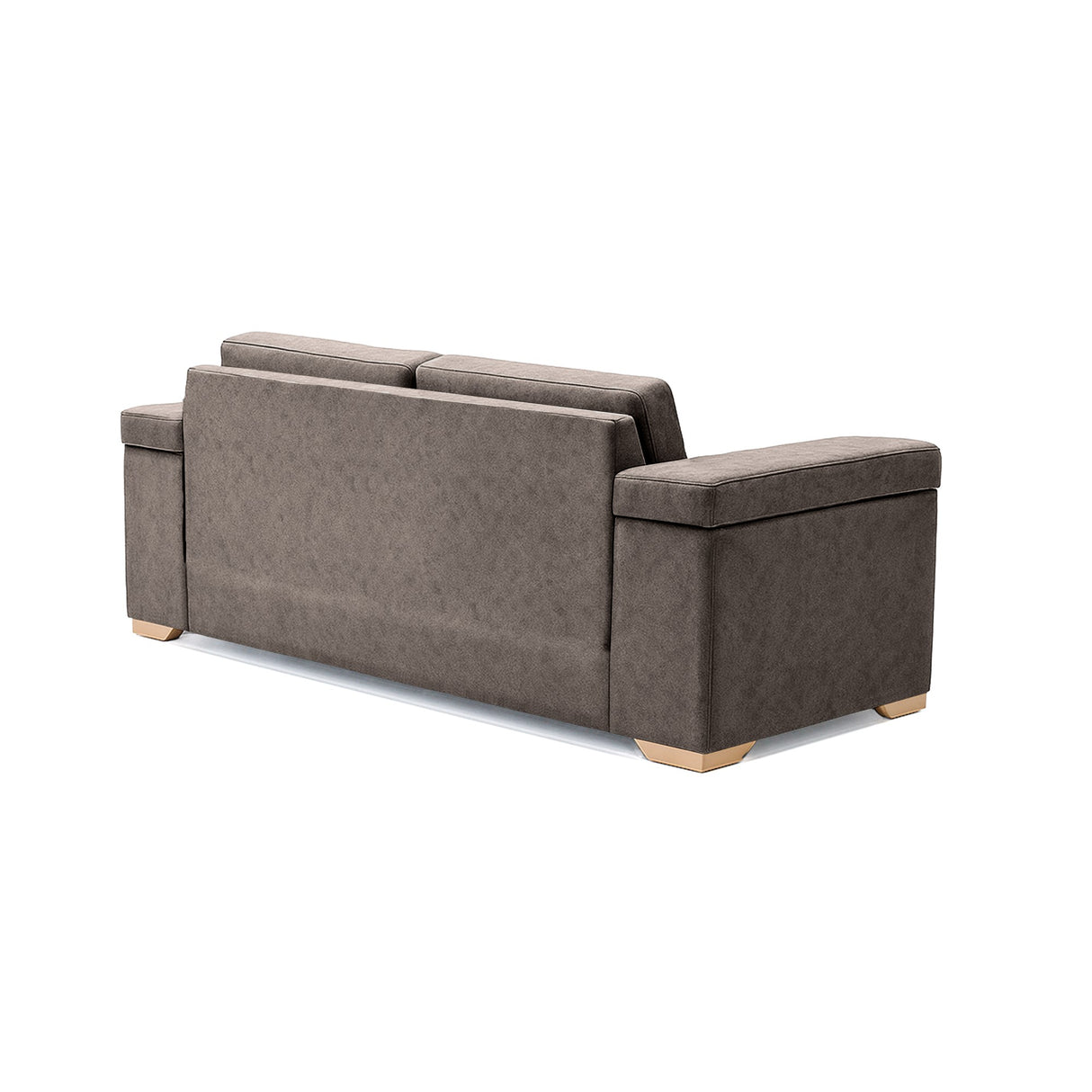 Sofá Montenegro Taupe 207x82cm De Tres Puestos y con Apoya Brazos - SOFAS Y POLTRONAS | Bylmo