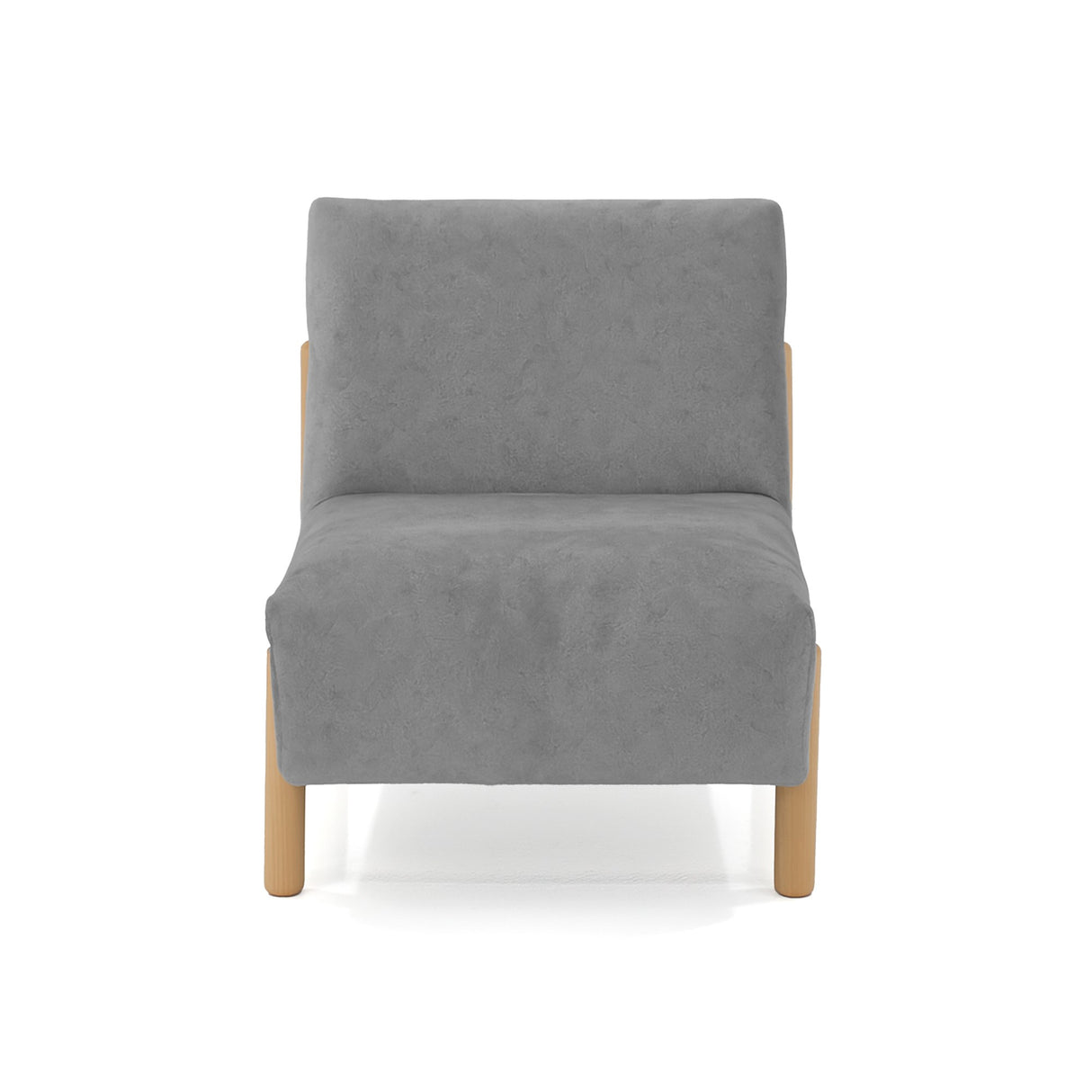 Poltrona Dubi Gris 63x73cm De Un Puesto y sin Apoya Brazos - SOFAS Y POLTRONAS | Bylmo