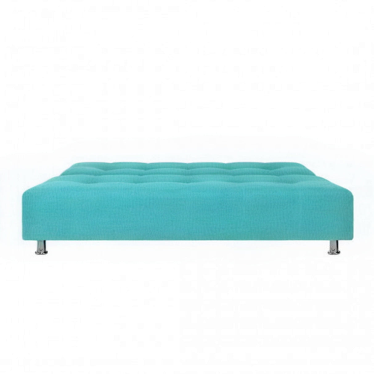 Sofá Cama Milan Turquesa 180x30cm de Tres Puestos Reclinable Con Tapizado Acolchado y Antifluido - SOFAS Y POLTRONAS | Bylmo